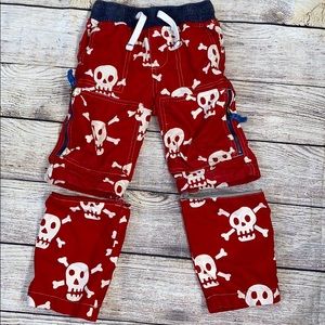 Mini Boden Techno Skull Zip off pants